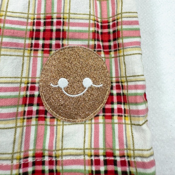 SMILING BUTTON Girls' Tartan‎ Plaid Long Sleeve Countryside Dress Playful Size 5 - Picture 8 of 10